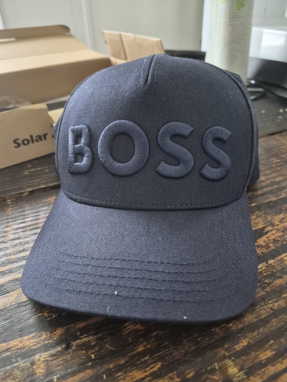 Boss Blue Bucket Hat with Subtle Logo Lining
